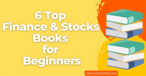 6 Perfect Finance and Stocks Books for Beginners - Uniquereal1 ...