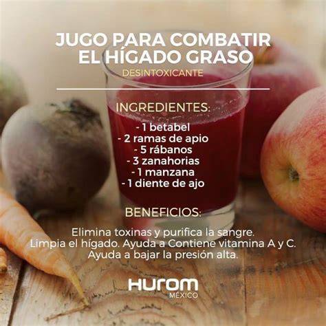 Jugo para hígado graso | Dieta para higado graso, Jugos saludables ...