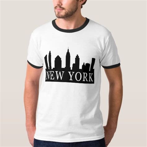 New York Skyline T-Shirt | Zazzle