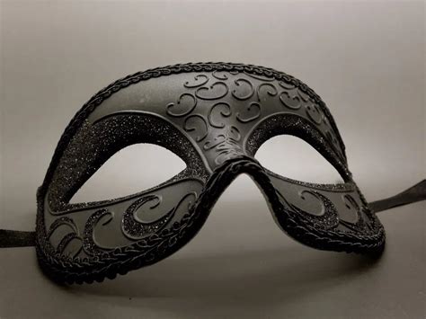 Simple Man Lace Venetian Masquerade Ball Party Mardi Gras Black Mask ...