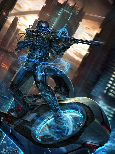 The Sniper by Bogdan-MRK on deviantART | Futuristic art, Cyberpunk art ...