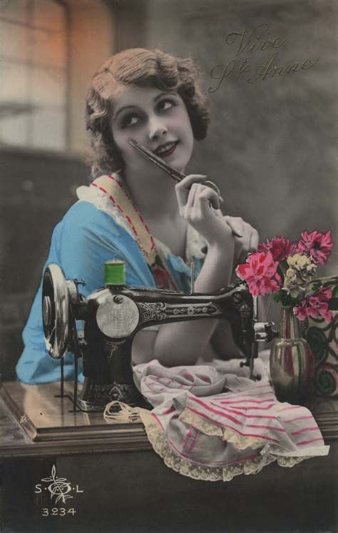 34 best images about My Vintage Sewing Postcards on Pinterest | Sewing equipment, Lady and Vintage