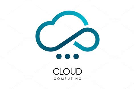 Cloud Computing Logo ~ Logo Templates on Creative Market