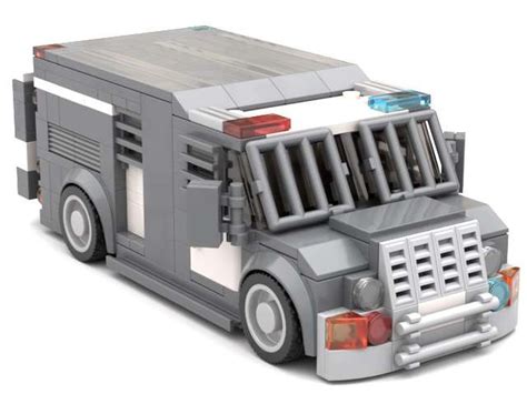 LEGO MOC Armored Truck by BricksFeeder | Rebrickable - Build with LEGO