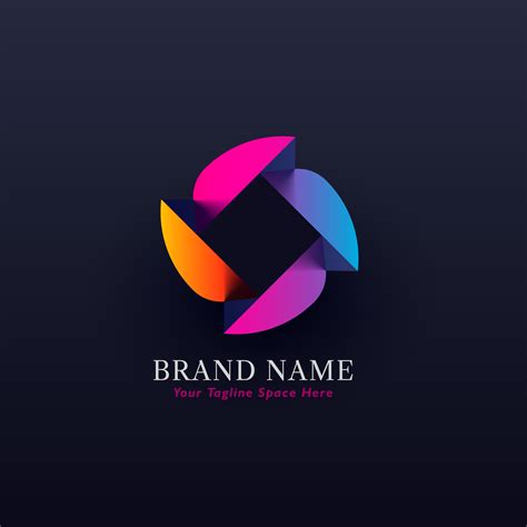 abstract colorful concept logo design vector - Download Free Vector Art, Stock Graphics & Images