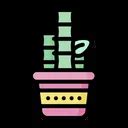 Plant Pot Icon - Download in Colored Outline Style