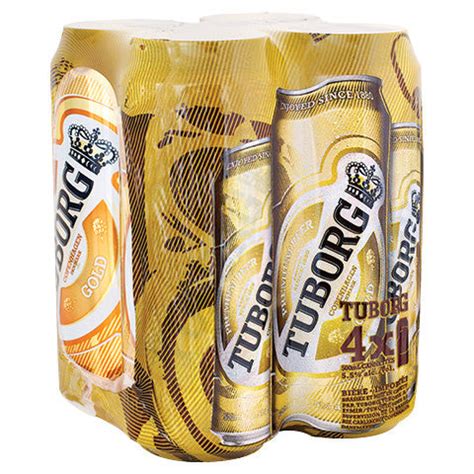 Supermarché PA / Tuborg Pure Gold Beer 4x500ml