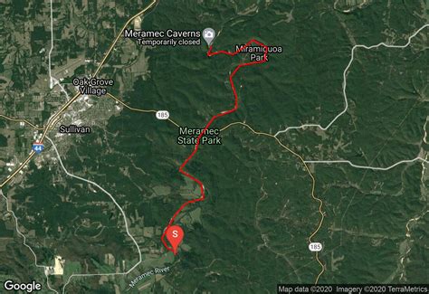 Meramec Caverns Map