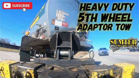 Heavy Duty 5th Wheel Adaptor Tow - YouTube