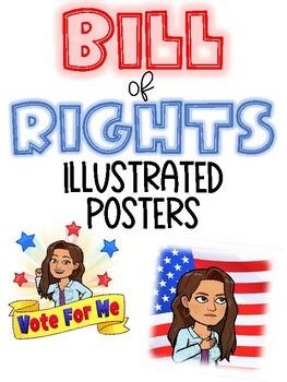 Bill of Rights Project Illustrated Poster by Samantha H Williams