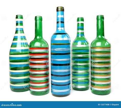 Decorative Glass Bottles Royalty Free Stock Photos - Image: 13377408