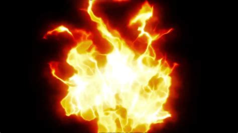 Fire effect with speed line loop background animation stock footage HD ...