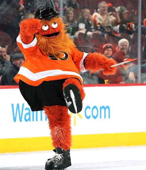 How Philadelphia Flyers mascot Gritty ... | Philadelphia flyers hockey ...