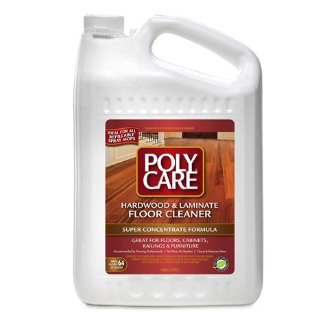 PolyCare Fresh Scent Hardwood & Laminate Floor Cleaner Liquid 1 gal ...