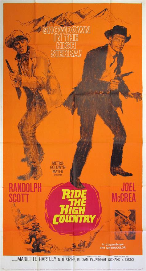 Ride the High Country | Ride the high country, Best movie posters ...