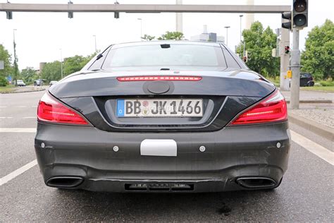 Mercedes-Benz SL Facelift Spied Again, More Interior Details Come to ...