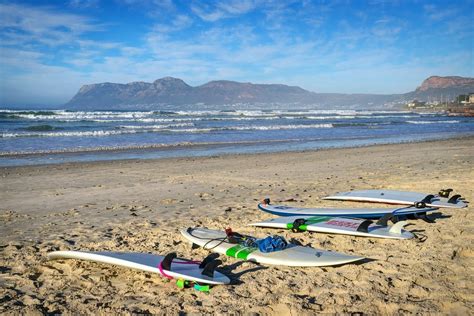 Surfing Muizenberg Beach Around Cape Town