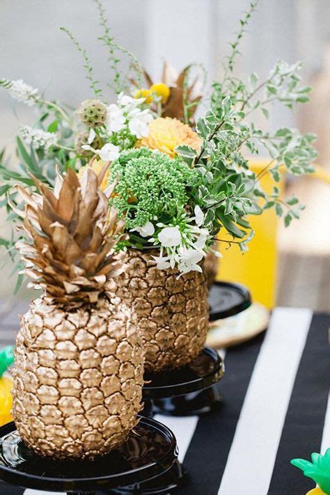 49 Best pineapple centerpiece ideas | pineapple centerpiece, pineapple wedding, tropical wedding