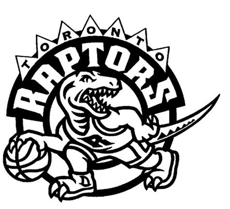 Toronto Raptors Coloring Pages Printable Pdf Idea - Coloringfolder.com ...