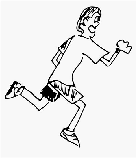 Black Boy Running Clipart - Just Dogs23