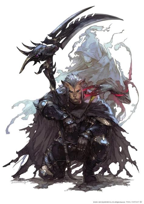 Official full body artwork of Reaper : r/ffxiv