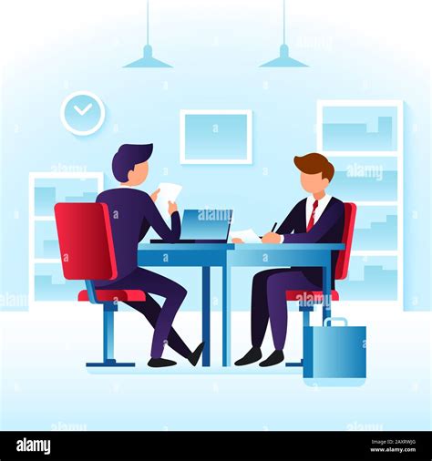 Interview Cartoon High Resolution Stock Photography and Images - Alamy