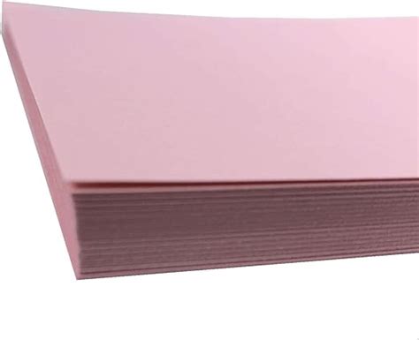 A4 Pale Pink Card Paper Printer - 160gsm 40 Sheets - Coloured pink Craft Card - Suitable for ...