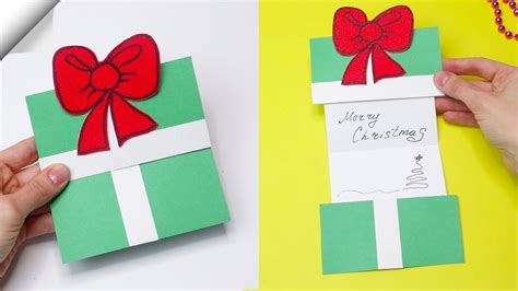 DIY christmas cards How to make christmas card Christmas card ideas - YouTube