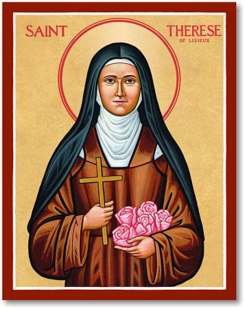 St Therese of Lisieux icon | St therese of lisieux, St therese, Thérèse of lisieux