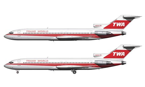 How the final 3 TWA liveries evolved from one to the next – Norebbo