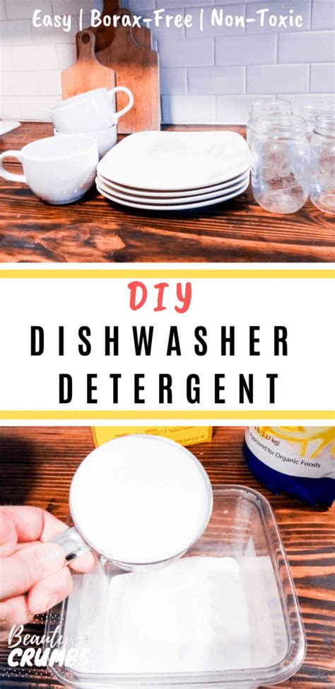 DIY Dishwasher Detergent - Beauty in the Crumbs