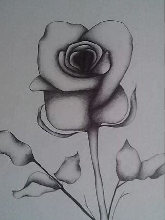 Dark Rose Drawing by Jenna Monroe