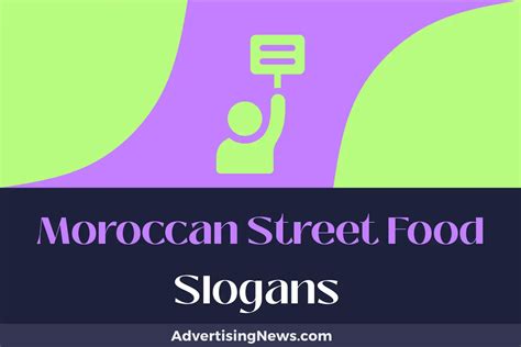 243 Moroccan Street Food Slogans to Sizzle Up Your Sales! - Advertising News