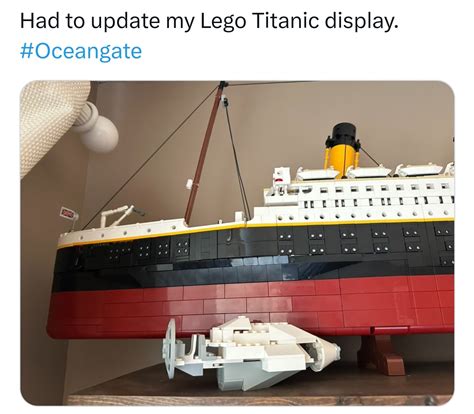 Now Part of the Lego Titanic Expansion Pack! | OceanGate Titanic Submarine Incident | Know Your Meme