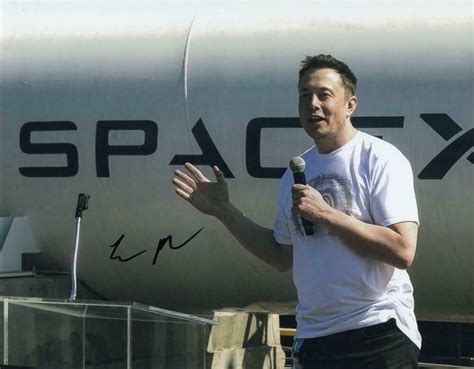 ELON MUSK SIGNED AUTOGRAPH 11X14 PHOTO - SPACEX FOUNDER VERY RARE ...