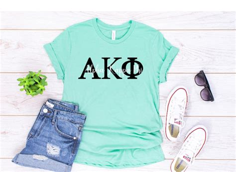 Sorority T Shirts Sorority Letter Shirts Custom Shirts | Etsy