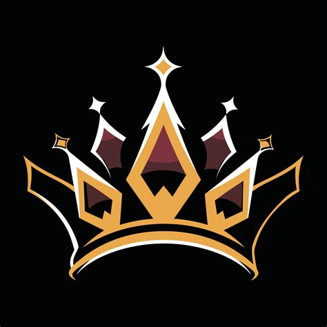 King Crown Head Mascot Logo for Esport. King Crown T-shirt Design. King ...