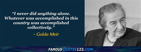 Golda Meir Quotes on Admiration, Appreciation, Confidence and Wars