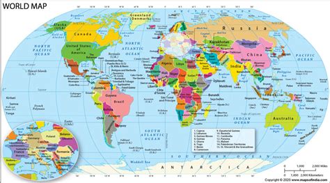 World Map | Download Free Political Map of the World in HD Image or PDF