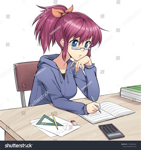 Discover 79+ anime girl studying best - in.coedo.com.vn