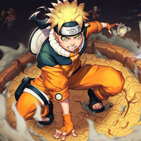 2048x2048 Resolution Naruto Uzumaki 4K Art Ipad Air Wallpaper - Wallpapers Den