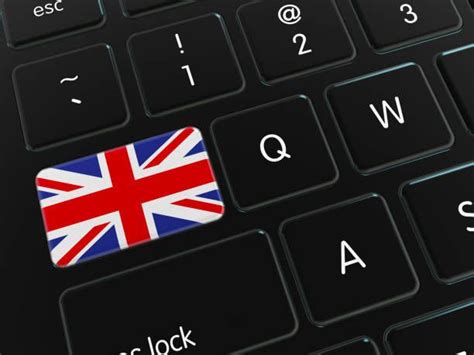 British Flag on Computer Keyboard stock photo | British flag, Computer keyboard, Flag