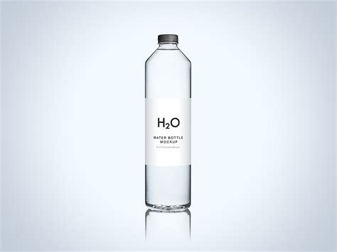 Clean-Water-Bottle-Mockup-PSD - Free Mockup World