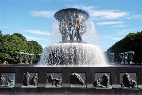 Vigeland Park Fountain Designed By Gustav Editorial Stock Photo - Stock Image | Shutterstock