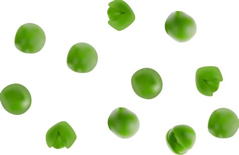 Green Ripe Peas cut out 11015866 PNG