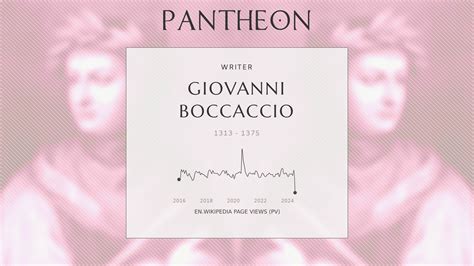 Giovanni Boccaccio Biography - Italian author and poet (1313–1375) | Pantheon