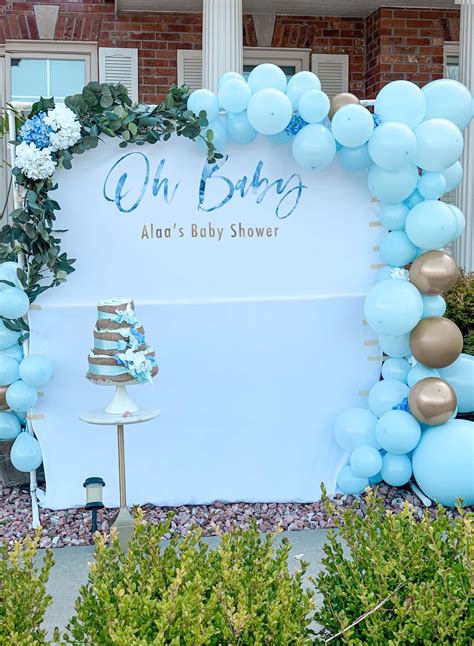 Oh Baby Backdrop | Gender Neutral Baby Shower Banner #drivebybabyshower ...