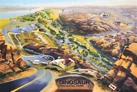 Dinosaur Provincial Park Map