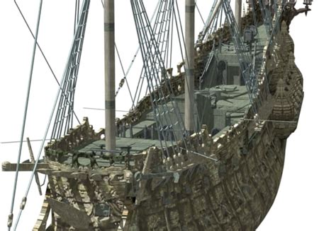 3d flying dutchman ship pirates model