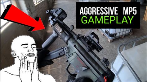 GAMEPLAY MP5 AGRESSIF - AIRSOFT CQB (ELITE FORCE MP5A5) - Airsoft Factory